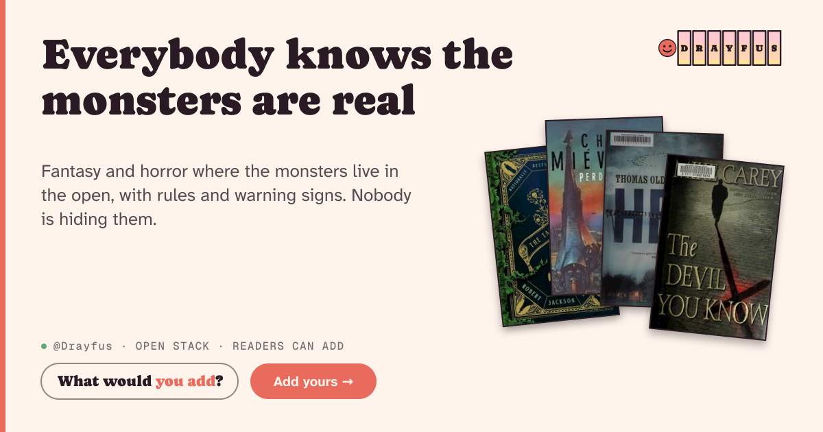 Share card preview for Everybody knows the monsters are real