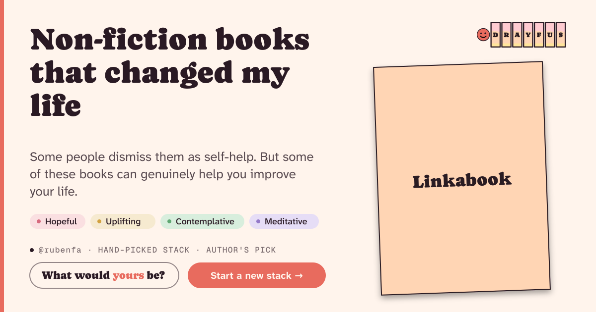 Share card preview for Non-fiction books that changed my life