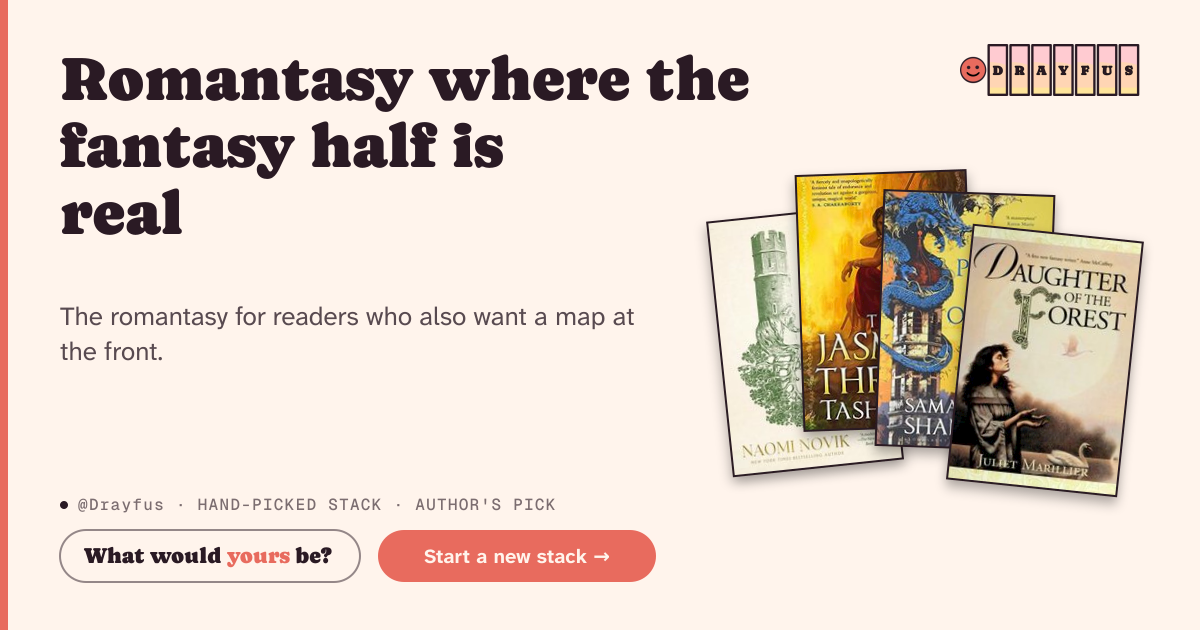 Share card preview for Romantasy where the fantasy half is real
