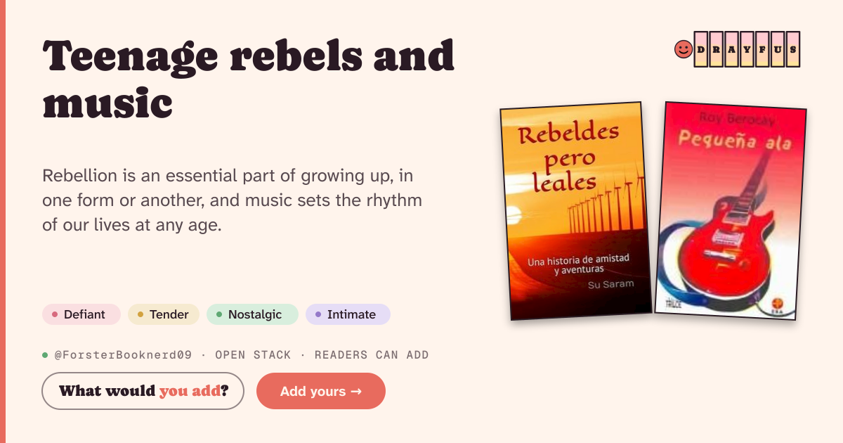 Share card preview for Teenage rebels and music