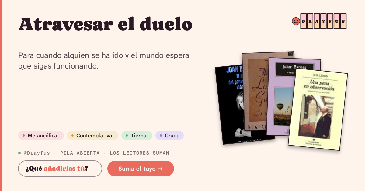 Vista previa de la tarjeta para compartir de Atravesar el duelo