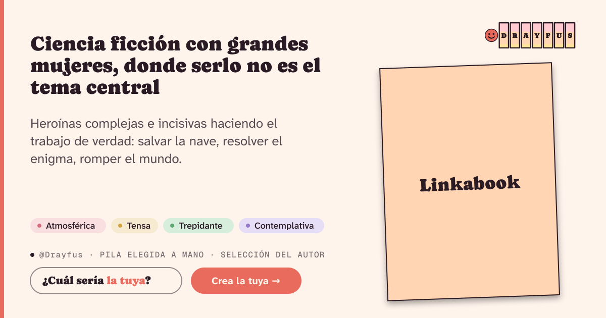 Vista previa de la tarjeta para compartir de Ciencia ficción con grandes mujeres, donde serlo no es el tema central