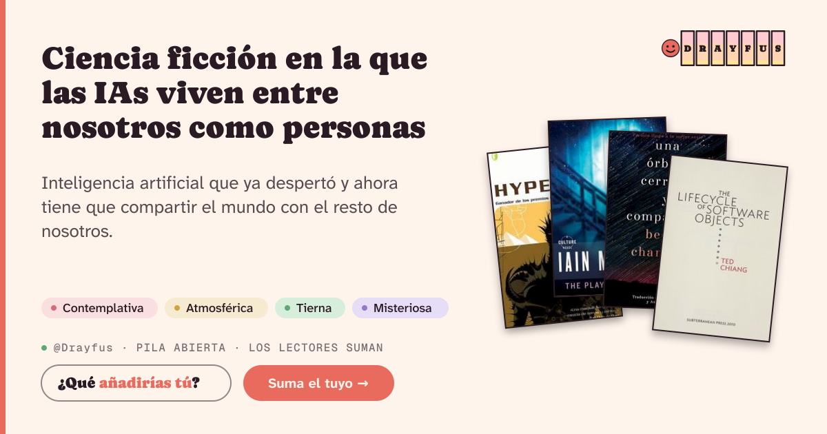 Vista previa de la tarjeta para compartir de Ciencia ficción en la que las IAs viven entre nosotros como personas