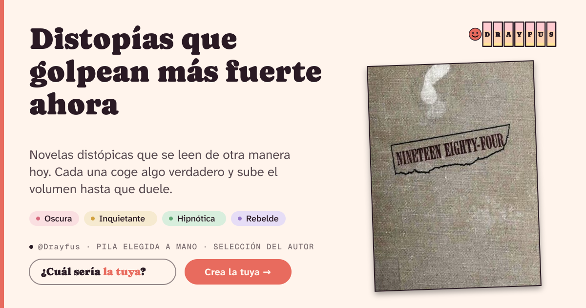 Vista previa de la tarjeta para compartir de Distopías que golpean más fuerte ahora