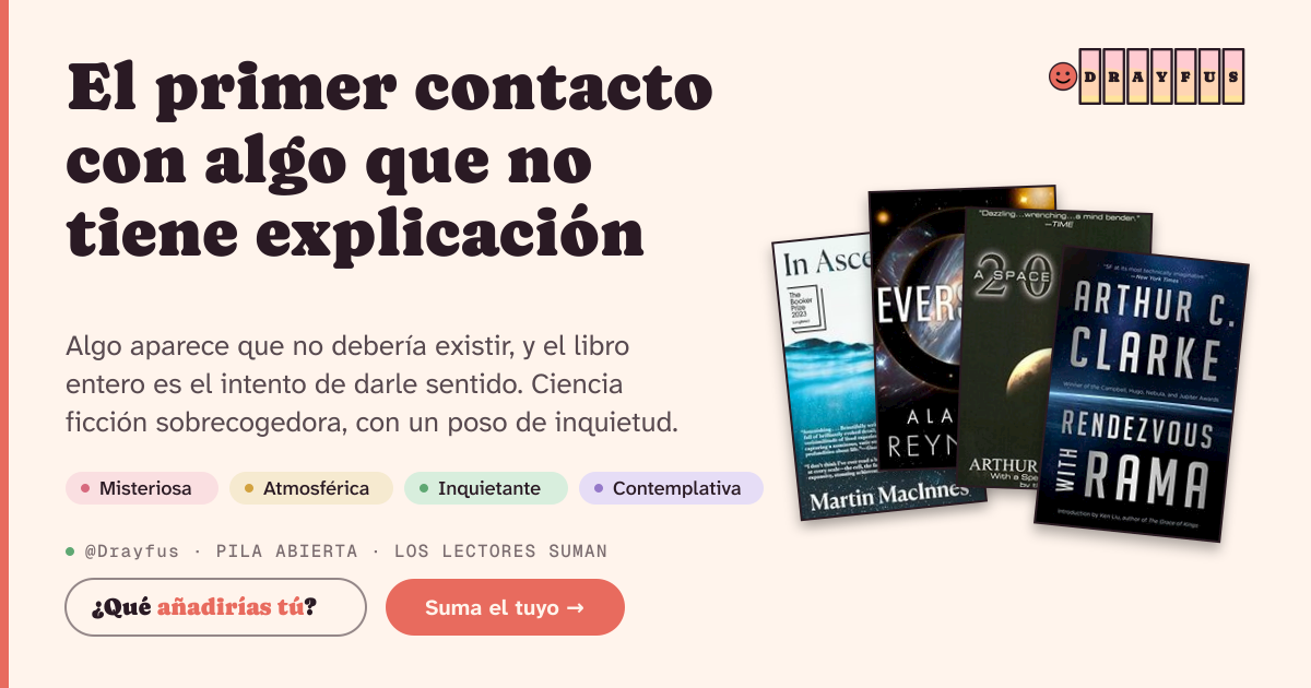 Vista previa de la tarjeta para compartir de El primer contacto con algo que no tiene explicación
