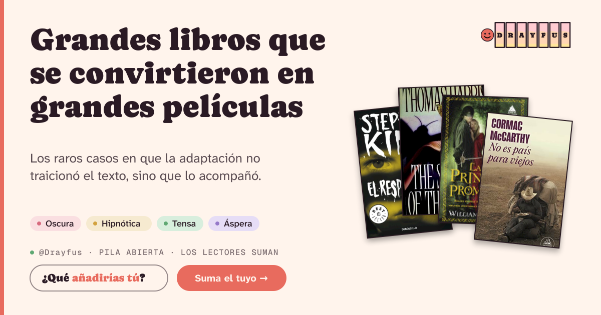 Vista previa de la tarjeta para compartir de Grandes libros que se convirtieron en grandes películas