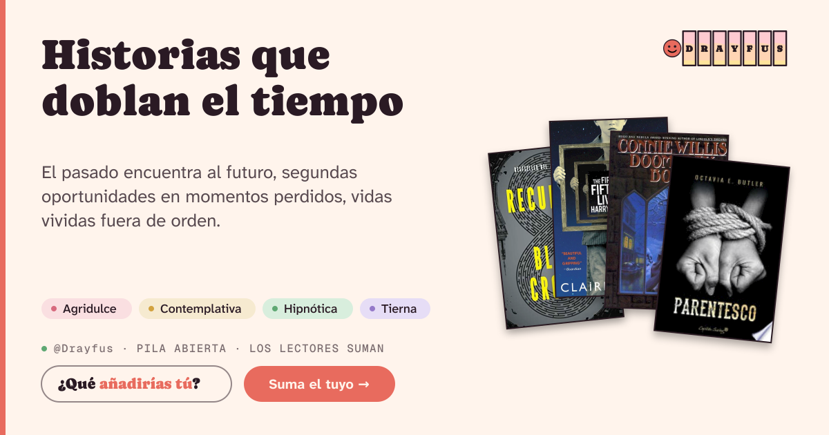 Vista previa de la tarjeta para compartir de Historias que doblan el tiempo