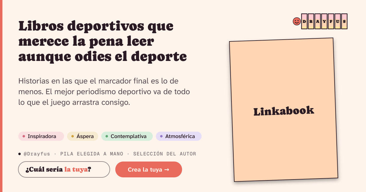 Vista previa de la tarjeta para compartir de Libros deportivos que merece la pena leer aunque odies el deporte
