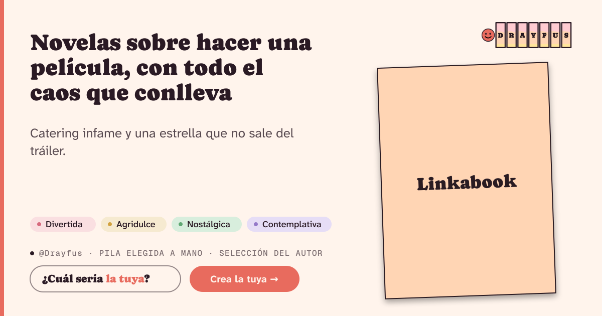 Vista previa de la tarjeta para compartir de Novelas sobre hacer una película, con todo el caos que conlleva
