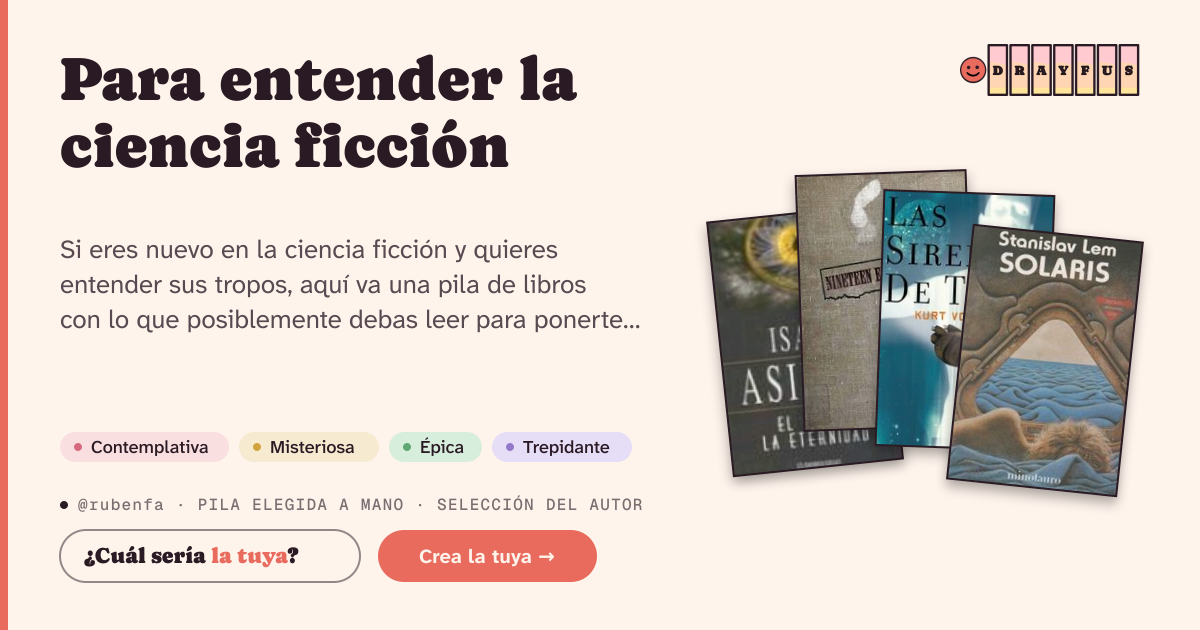 Vista previa de la tarjeta para compartir de Para entender la ciencia ficción