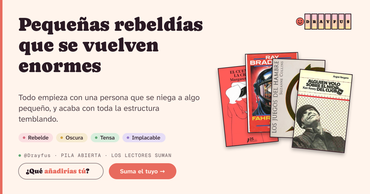 Vista previa de la tarjeta para compartir de Pequeñas rebeldías que se vuelven enormes