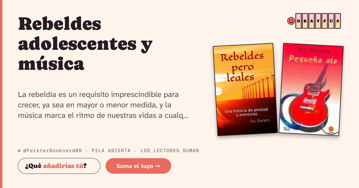 Vista previa de la tarjeta para compartir de Rebeldes adolescentes y música