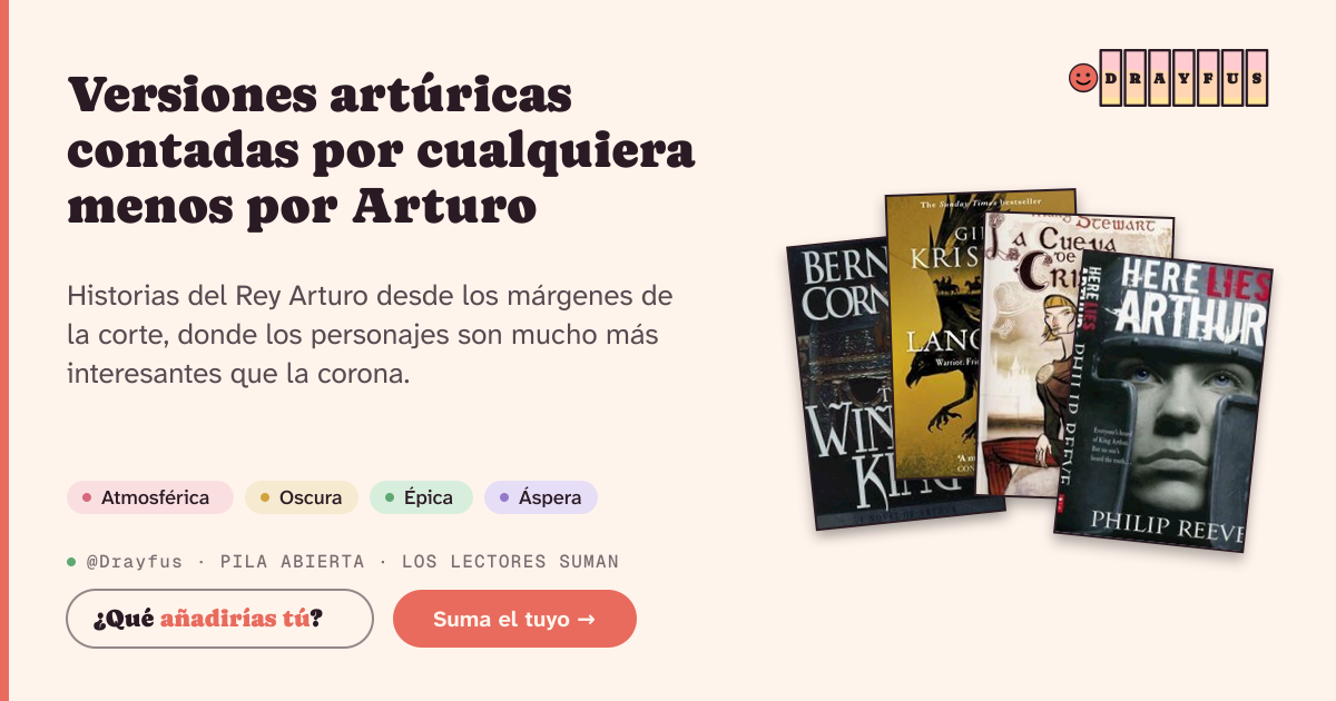 Vista previa de la tarjeta para compartir de Versiones artúricas contadas por cualquiera menos por Arturo